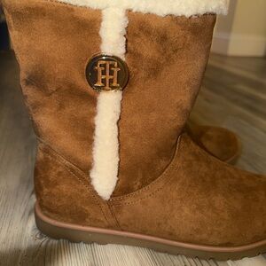 Tommy Hilfiger Brown Suede Boots